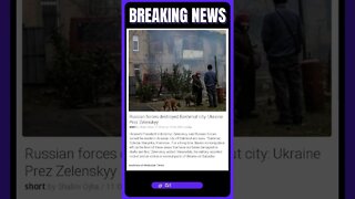 Sensational News | Ukraine President Zelenskyy: Russian Forces Destroy Bakhmut City | #shorts #news