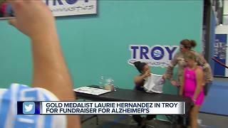 Gold medalist Laurie Hernandez in Troy for fundraiser for Alzheimer's