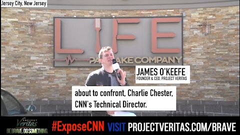 BUSTED: James O’Keefe Confronts CNN Director, Charlie Chester