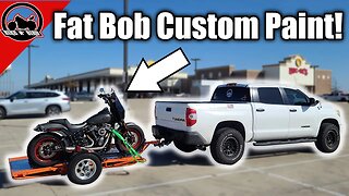 Fat Bob Build Series Ep. 8.55 - Custom Paint