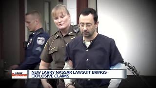 Ex-MSU athlete files suit alleging Nassar drugged & raped her, George Perles covered it up