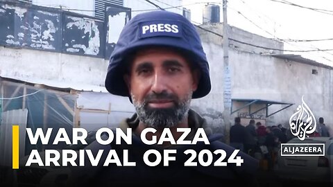 Palestinians were 'running for their lives' as world celebrated arrival of 2024