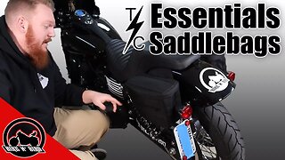 Thrashin Supply Essential Saddlebags - Harley Davidson Dyna