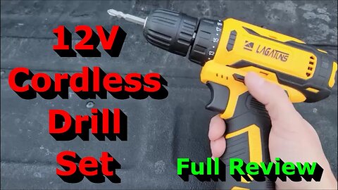 12V Cordless Drill Set - Full Review - Great Little Drill!