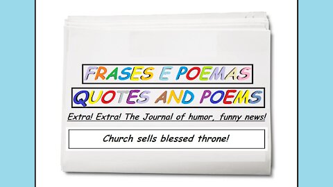 Funny news: Church sells blessed throne! [Quotes and Poems]