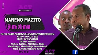 YALE YA ZAMANI YAMEKWISHA SASA #OTHMAN #MASOUD HATUWEZI KUVUMULIA MATESO HAYA #actwazalendotv #OMO