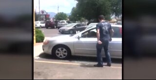 Man rescues dog from hot car