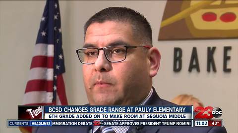 BCSD adds 6th grade to Pauly Elementary