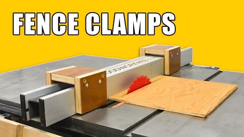 Make Table Saw Fence Clamps / Saddle Clamps Table Saw Jig