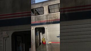 Amtrak Keeping Their Train's Clean...