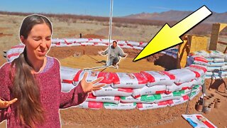 This ONE Thing Put A Stop To Our Earthbag House Build!
