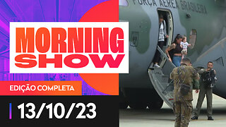 TERCEIRO AVIÃO COM BRASILEIROS CHEGA A SÃO PAULO - MORNING SHOW - 13/10/2023