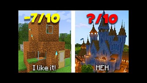 BRUTALLY Rating my Fans' Minecraft Bases