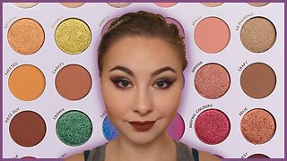 Colourpop Play It Jewel Palette Personality | All-Shimmers, Jewel-Toned Makeup Look