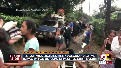 Local group church helps Guatemalan villagers during volcano