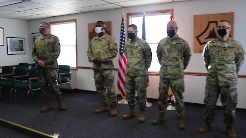 Fort McCoy Garrison Soldiers awarded Military Outstanding Volunteer Service Medal