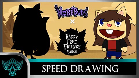 Speed Drawing: Happy Tree Friends Fanon - Wyatt | Mobebuds Style