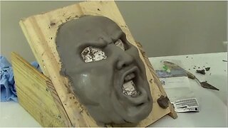 Paper Mache Mask and WED Clay Tips