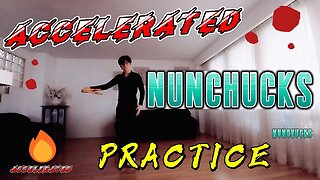 NUNCHUCKS PRACTICE 。。。 。。。 ACCELERATED NUNCHUCK 〔ShineZong〕#Nunchakus #nunchucks