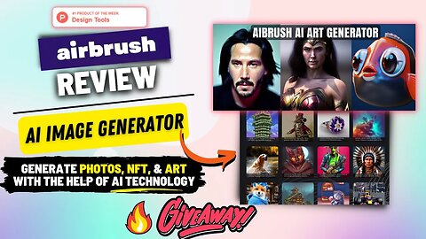 Airbrush Review & Giveaway (A.i Image Generator ) | Best Alternative to Jasper Art