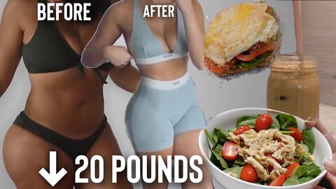 WHAT I EAT IN A DAY TO LOSE WEIGHT AND BE HEALTHY | EASY AND REALISTIC | ALLYIAHSFACE