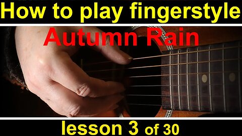 how to play fingerstyle guitar lesson 3 (GCH Guitar Academy fingerpicking guitar course)