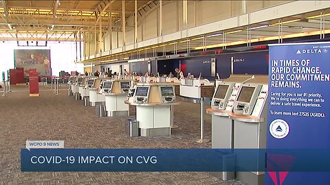 COVID-19 affecting airline travelers at CVG