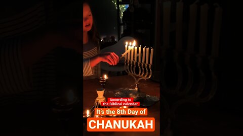 Our Lights of Chanukah! It’s the 8th Day of the Feast of Dedication! 🔥