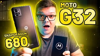 MOTO G32 | MELHOR E MAIS BARATO QUE O REDMI NOTE 11 - Unboxing e Primeiras Impressões