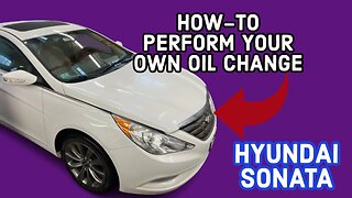 How To Change Engine Oil 2011-2014 2.0L Hyundai Sonata