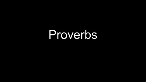 Proverbs from the World English Bible