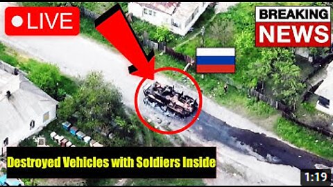 Ukrainian Paratroopers Destroyed Russian Armored Vehicles with Soldiers Inside