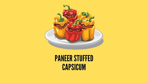 Paneer Stuffed Capsicum