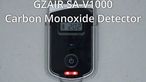 GZAIR SA104 Carbon Monoxide Detector