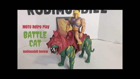 Masters of the Universe Origins BATTLE CAT Figure - Rodimusbill Review *Wild Comparison Video*