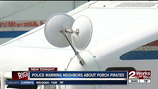 Police Warning Neighbors about Porch Pirates