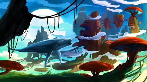 Mushroom Sky | Digital Painting Process