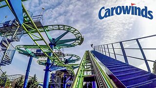 [POV] Ricochet Coaster - Carowinds Theme Park