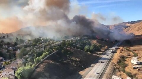 2 Wildfires Force Thousands In California To Evacuate