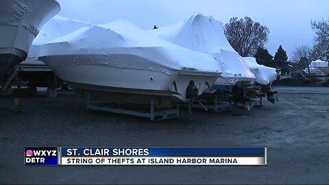 String of thefts at Island Harbor Marina in St. Clair Shores