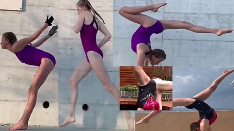 gymnastic, LEOTARD, HAUL, Try on,, Review, how to,teen, back bend,