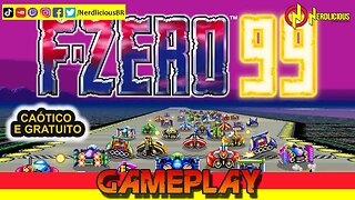 🎮 GAMEPLAY! F-ZERO 99 é um jogo GRATUITO no NINTENDO SWITCH, mas é muito caótico! Confira Gameplay!