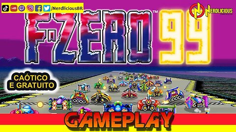 🎮 GAMEPLAY! F-ZERO 99 é um jogo GRATUITO no NINTENDO SWITCH, mas é muito caótico! Confira Gameplay!