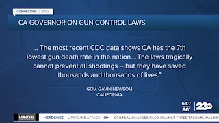 Despite San Jose shootings, Governor Gavin Newsom defends California's gun laws