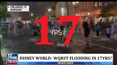 MARCH BREAK MADNESS? DISNEY WORLD GUESTS WATCH THE WATER FLOOD PARK- WQRST IN 17YRS?