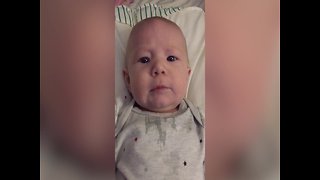 Little Baby Tries her Best to Say "I Love You"!