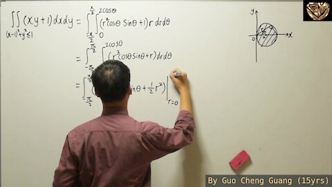 (063)15岁郭承光用英文开讲《定积分的特殊方法及其应用》