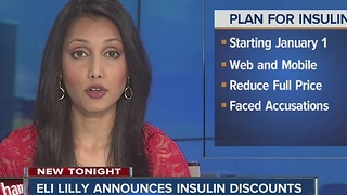 Eli Lilly announces insulin discounts
