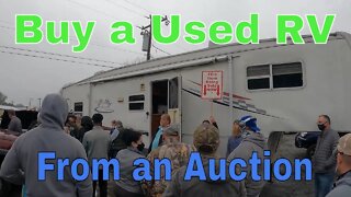 Buying a used Fifth wheel from an auction