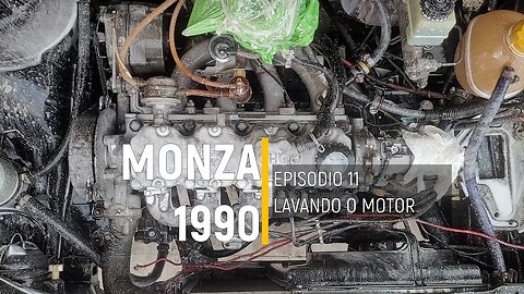 Monza 1990 do Leilão - Lavando o motor, será que ficou limpo? - Episódio 11